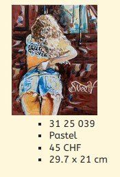 Gemälde: Liquidation !! Original Pastellgemälde  31 25 039 – Neu (gemäss Beschreibung) aus Hagenbuch ZH von Art-Agency 1