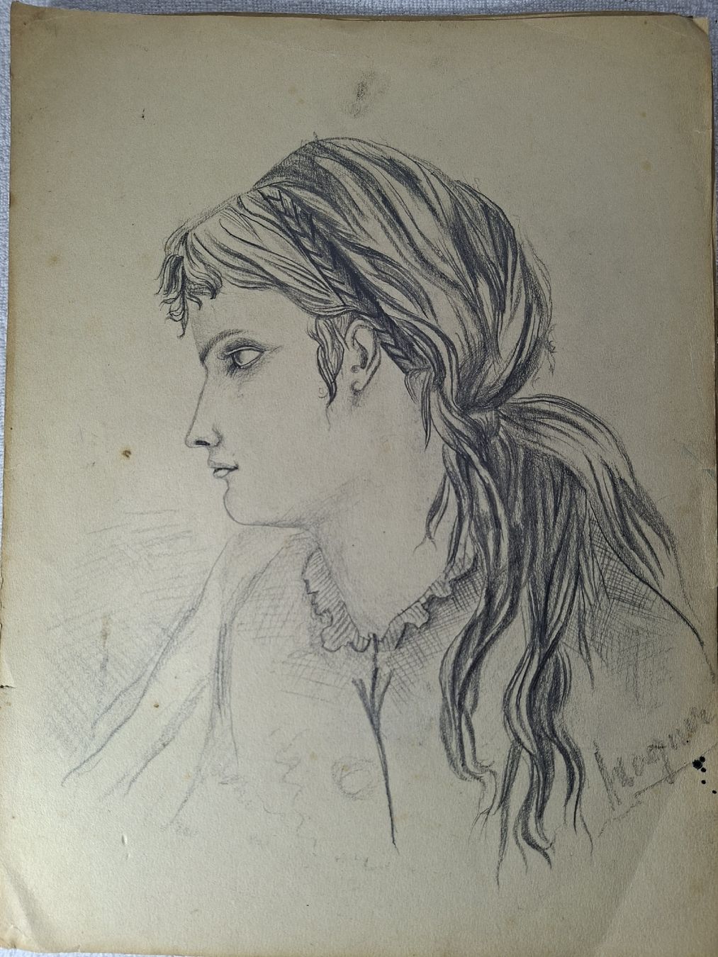 Gemälde: antike Zeichnungen um 1909 – Gebraucht aus Grindelwald von carro5 4