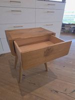 Eiche Massivholz Beistelltisch Holzmanufaktur