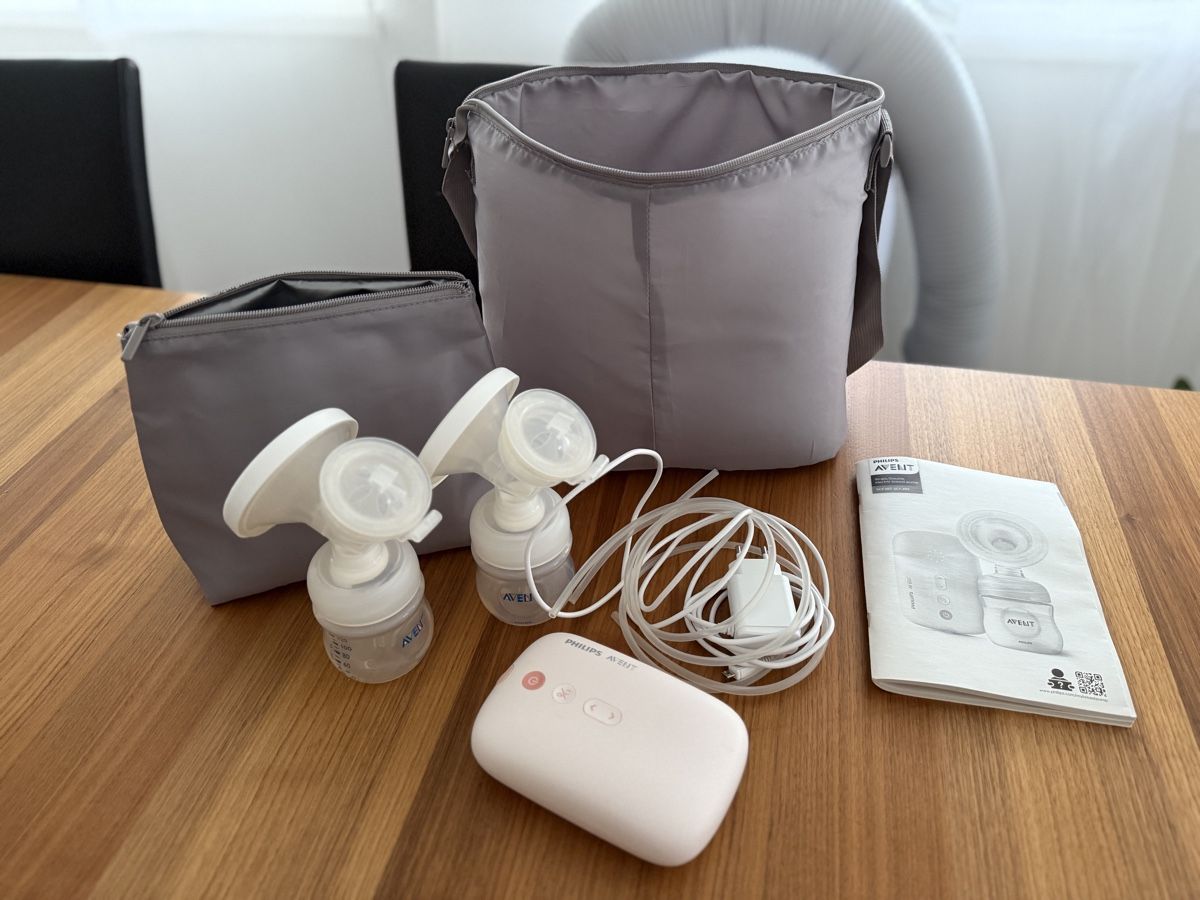 Philips Accessori per l’allattamento: Philips Avent Doppel-Milchpumpe – Usato da Winkel venduto da Hafula