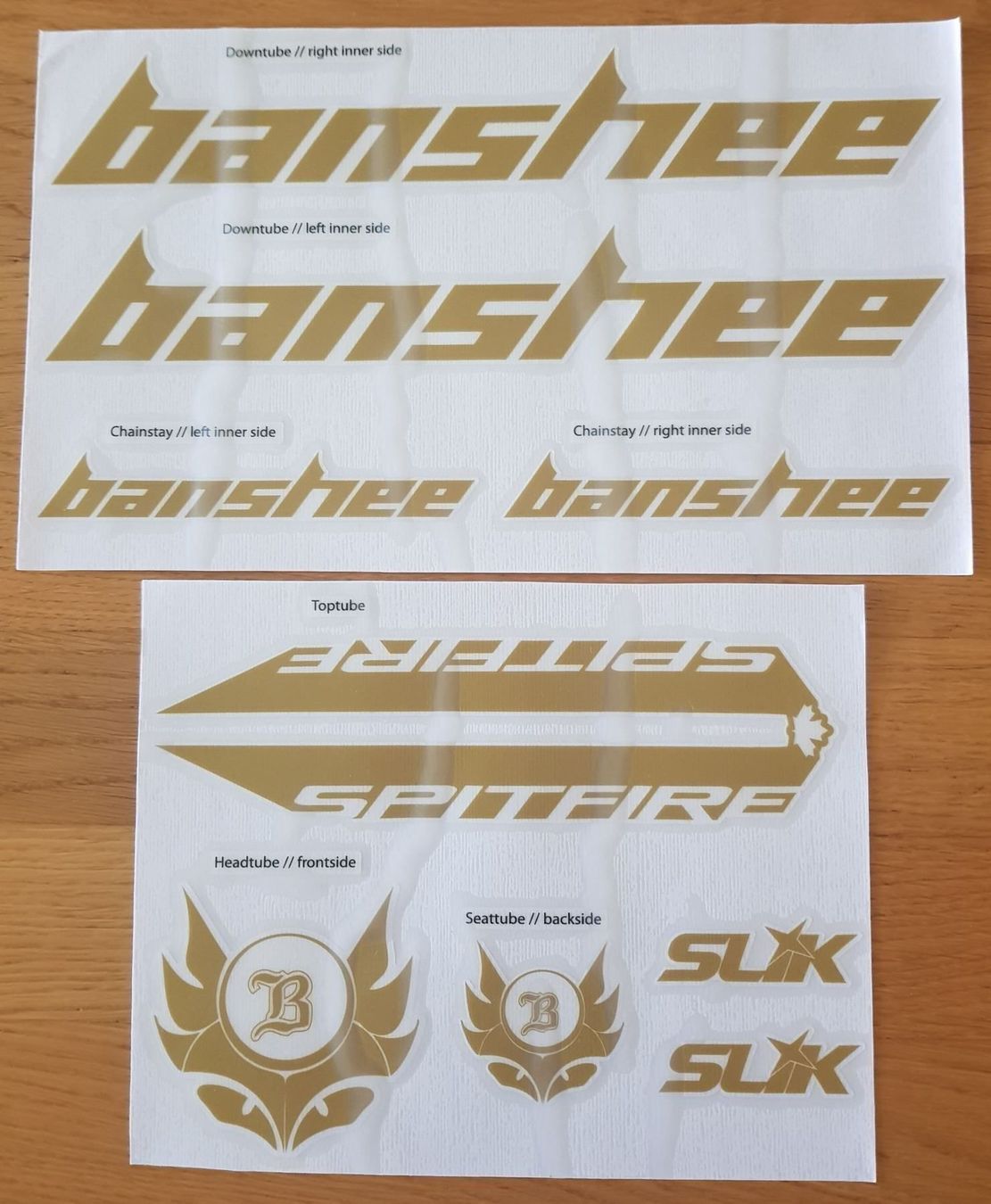 Sticker: Banshee Spitfire Style Decal Kit – Nuovo (secondo la descrizione) da Emmenbrücke venduto da Herzog07 1
