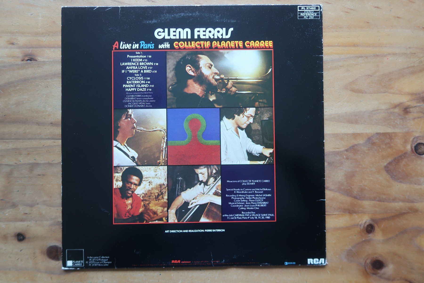 Schallplatten: GLENN FERRIS - A LIVE IN PARIS - VINYL LP – Gebraucht aus Basel von Patiscat 1