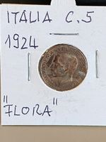 Italia - 5 centimes - 1924