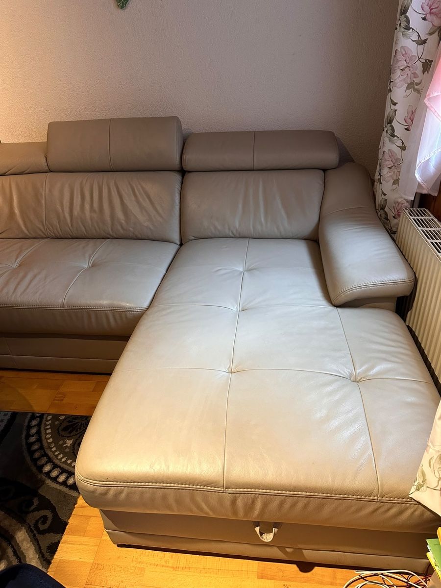 Sofas: Leder Polstergarnitur – D'occasion à Blumenstein par 911Peschi 2