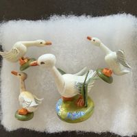 Limitierte Sammelfigur Käthe Wohlfart Gänsegruppe 108/500