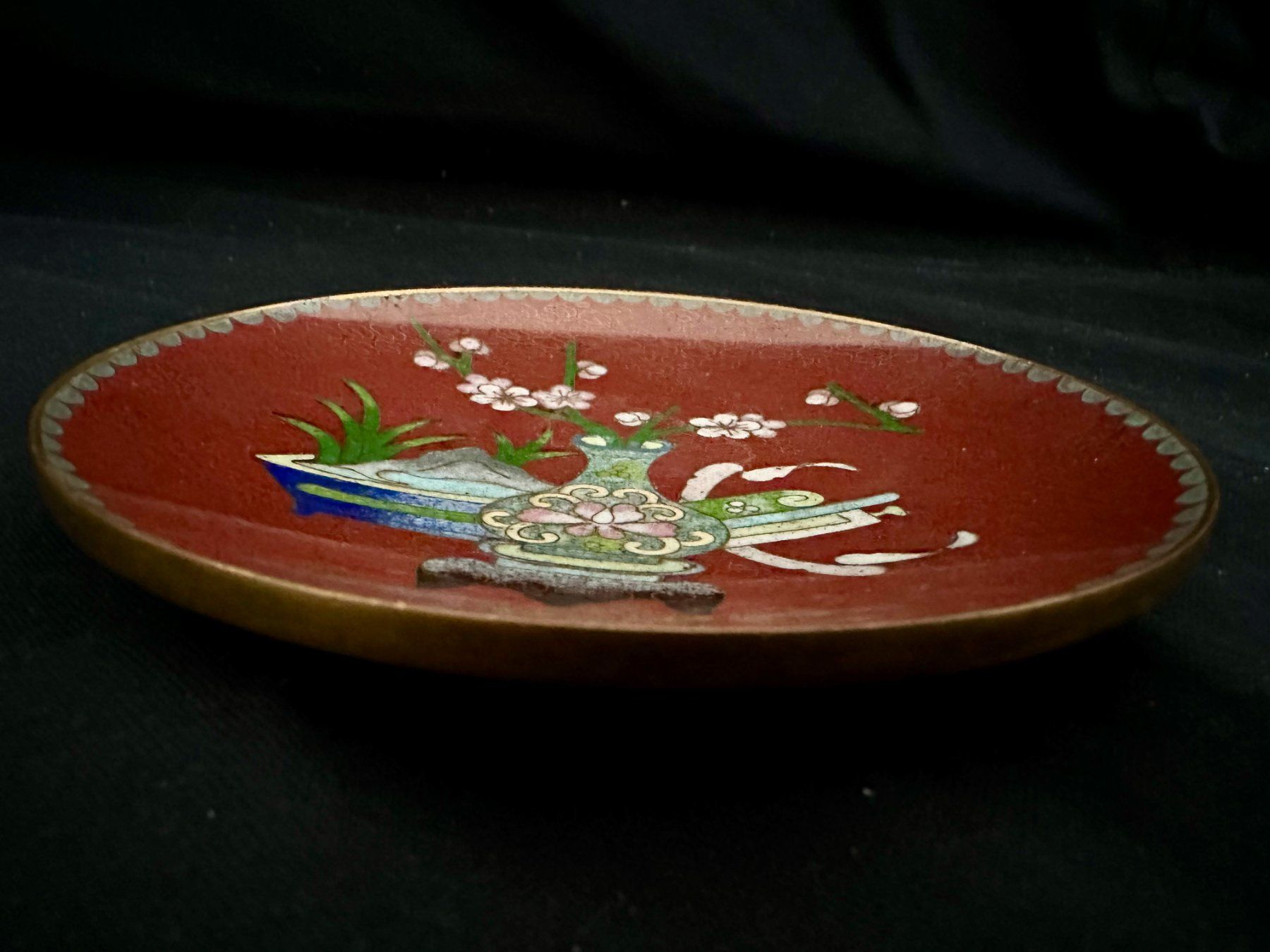 Piatti: China Cloisonne Teller 12,5cm – Usato da Basel venduto da chinarh891 3