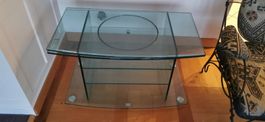 Fernsetisch Glas drehbar