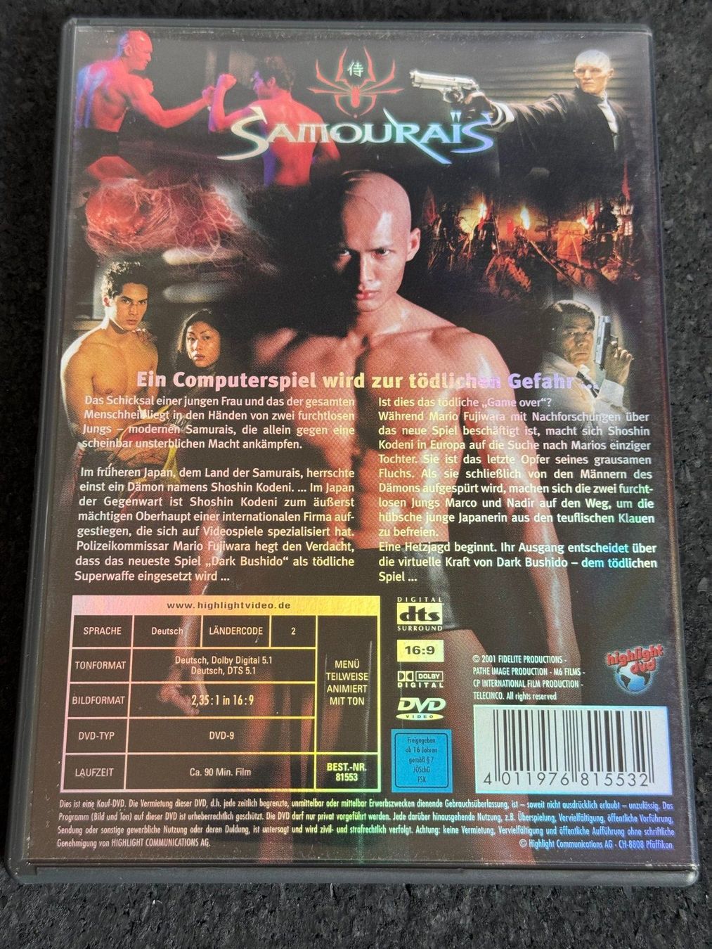 Alle DVDs: SAMOURAIS DVD DE – Gebraucht aus Fribourg von tschjoly 1