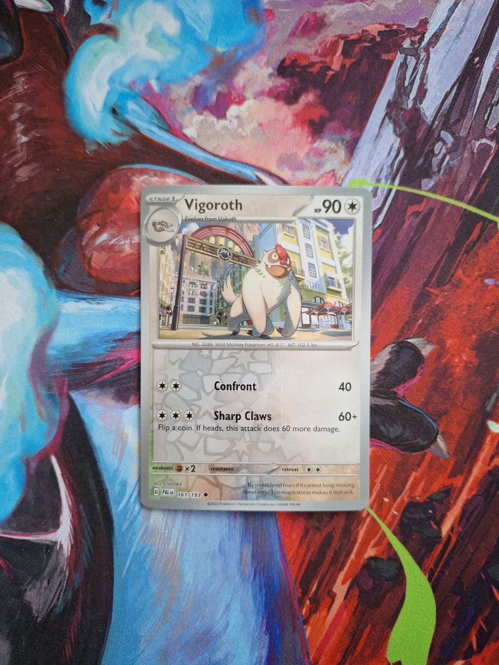 Pokémon Carte collezionabili: Vigoroth - Reverse Holo - Pokemon Paldea Evolved – Usato da Altstätten SG venduto da GGsGameshop