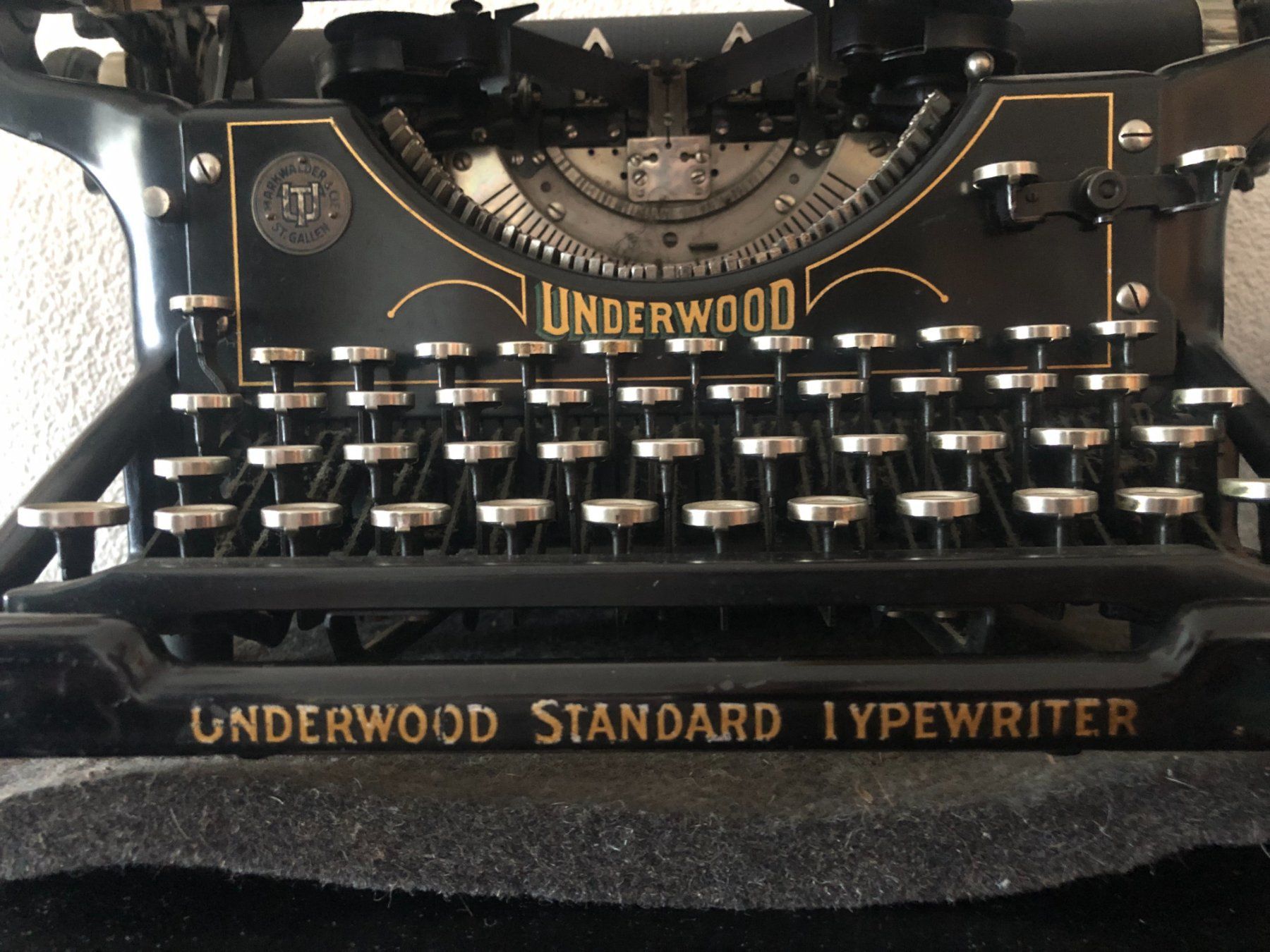 Underwood Schreibmaschinen: Antike Schreibmaschine UNDERWOOD – Gebraucht aus Bazenheid von Aebi55 5