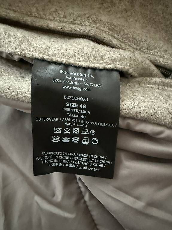 Giacche: Boggi Milano Herrenjacke hellgrau  Gr. 48  – Usato da Kriens venduto da jasi_18 4