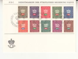 LBK Dienstmarken 1968 FDC