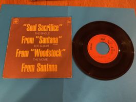 Santana Soul Sacrifice 7" Single Vinyl CBS