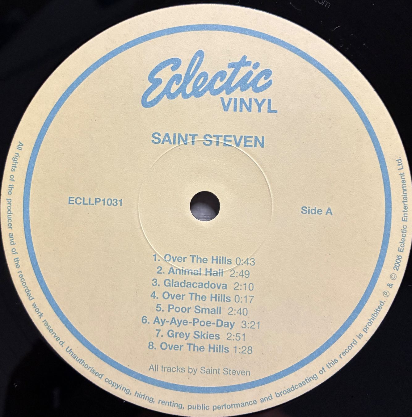 Schallplatten: Saint Steven - Same, Vinyl LP, RI von 2006 – Neu (gemäss Beschreibung) aus Buchberg von ICM-Tapefan-1961-MCS 5
