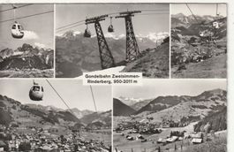 Zweisimmen - Rinderberg Gondelbahn 5-bildrig