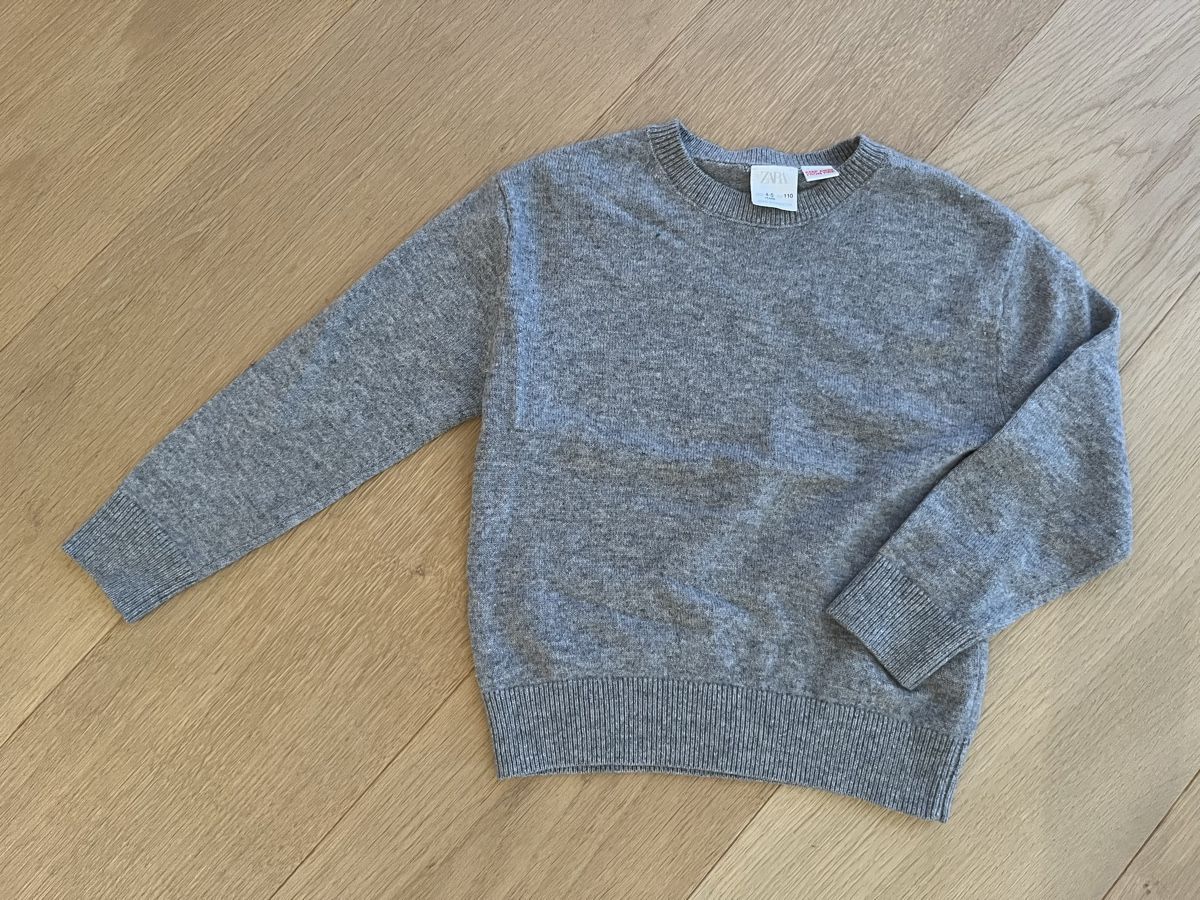 Zara Pullover & Sweatshirts: Zara Pullover Grau 100% Kaschmir Grösse 110 – Gebraucht aus Planken von R4gskL7