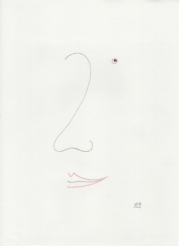 Dipinti: Serie 4 Zeichnungen: Face Performance – Nuovo (secondo la descrizione) da Fribourg venduto da erw_68dx 2