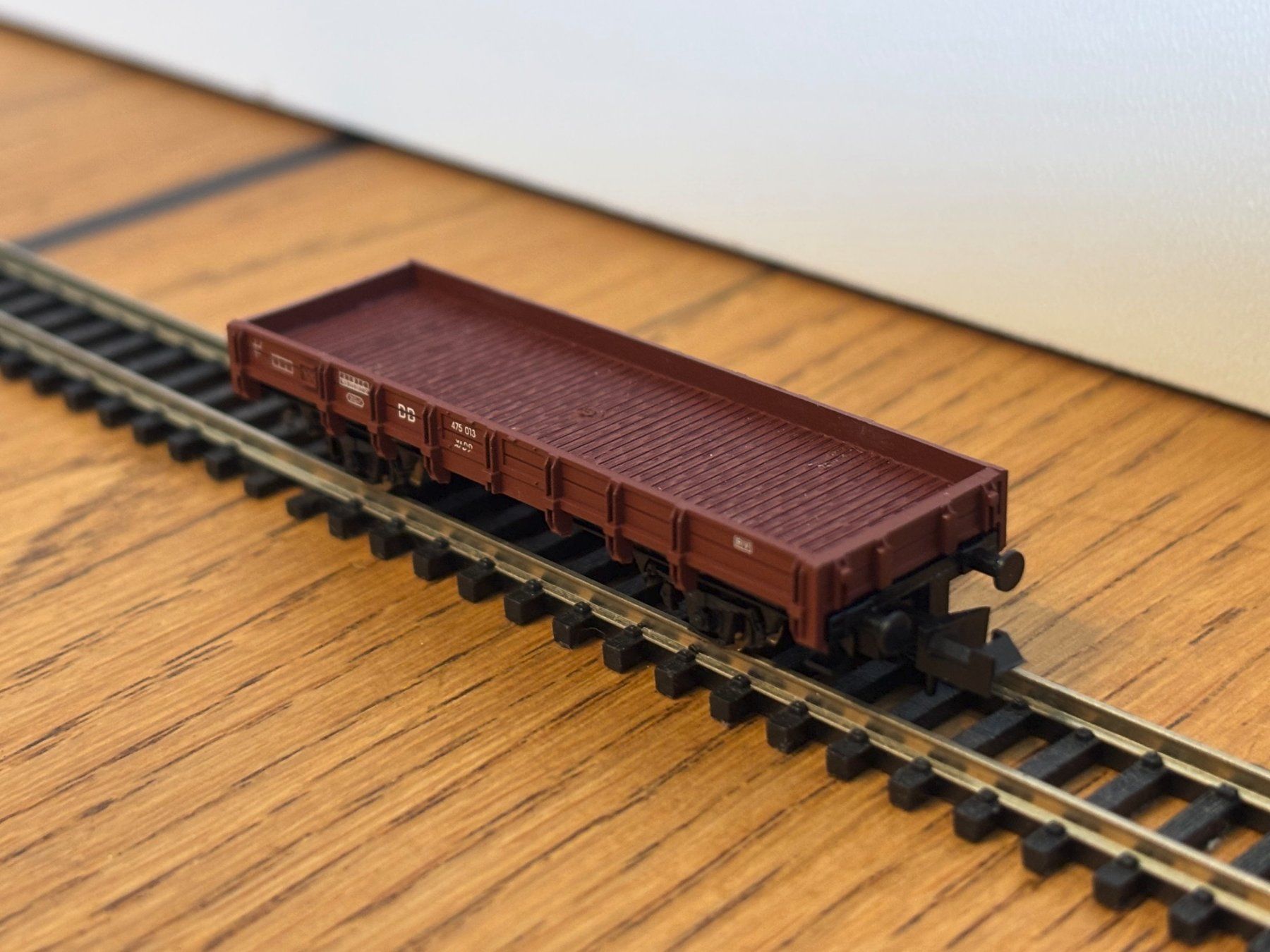 Modellini di ferrovie: e1760: Flachwagen (Spur N) – Usato da Birsfelden venduto da Birs_25