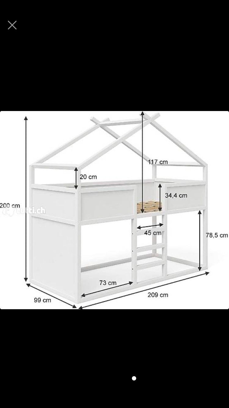 Letti: Weisses Hochbett – Usato da meilen venduto da Axelle8706 2