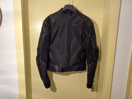 Motorradjacke Lederjacke AKITO Gr. 50/52 mit Protektoren