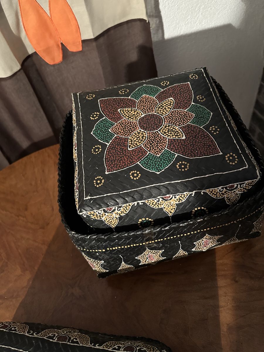 Sonstige Dekorationen & Accessoires: 3 boîtes de rangement artisanal - Indonésie – Gebraucht aus Nuvilly von smi_6qtk 3