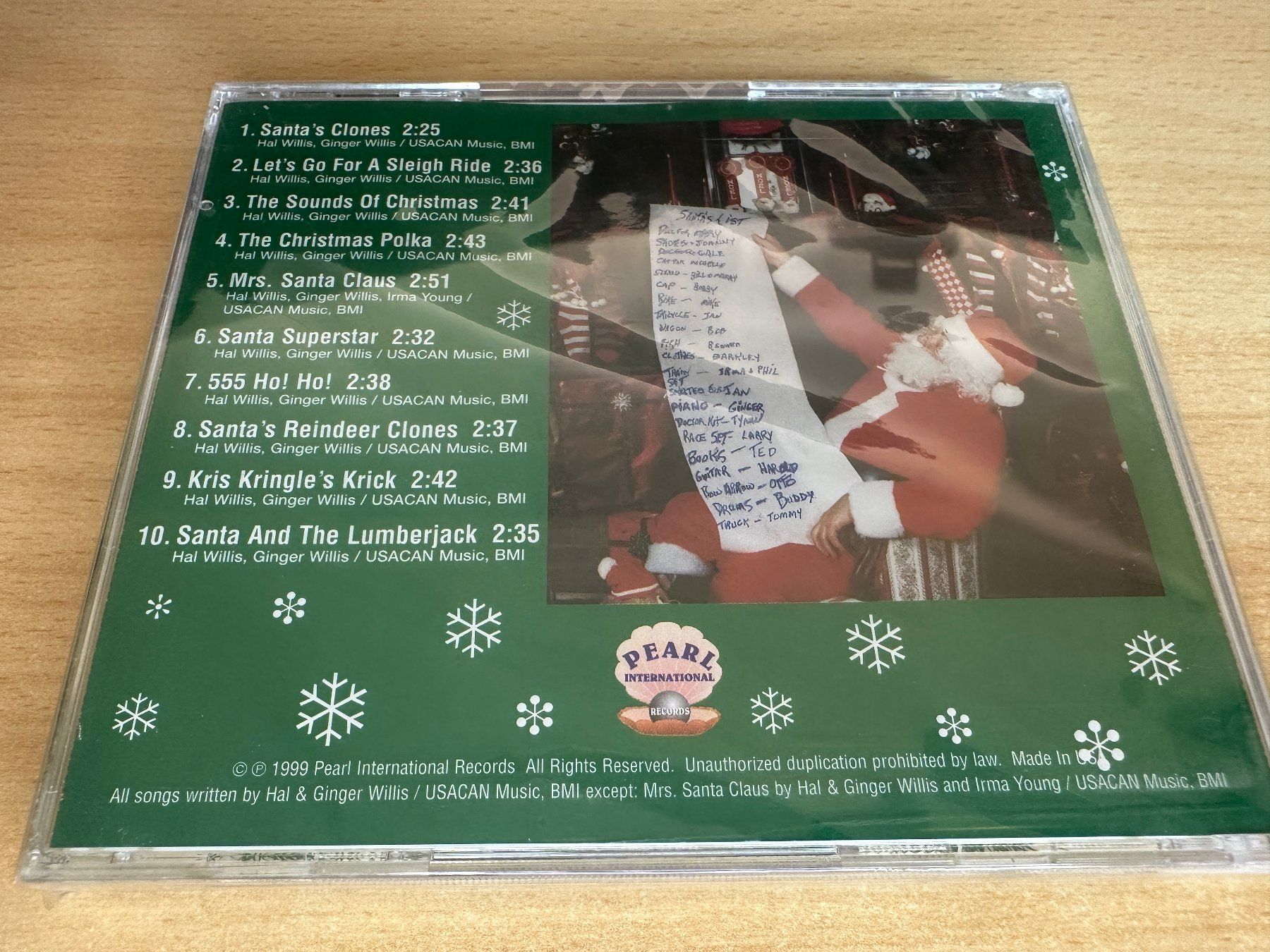 CD: Hal Willis – Santa's Clones – Usato da Rikon im Tösstal venduto da Alpenmutz 1