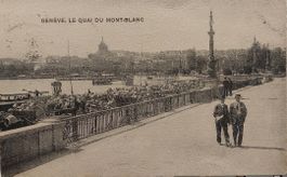 GENÈVE - Le Quai du Mont-Blanc - 1906