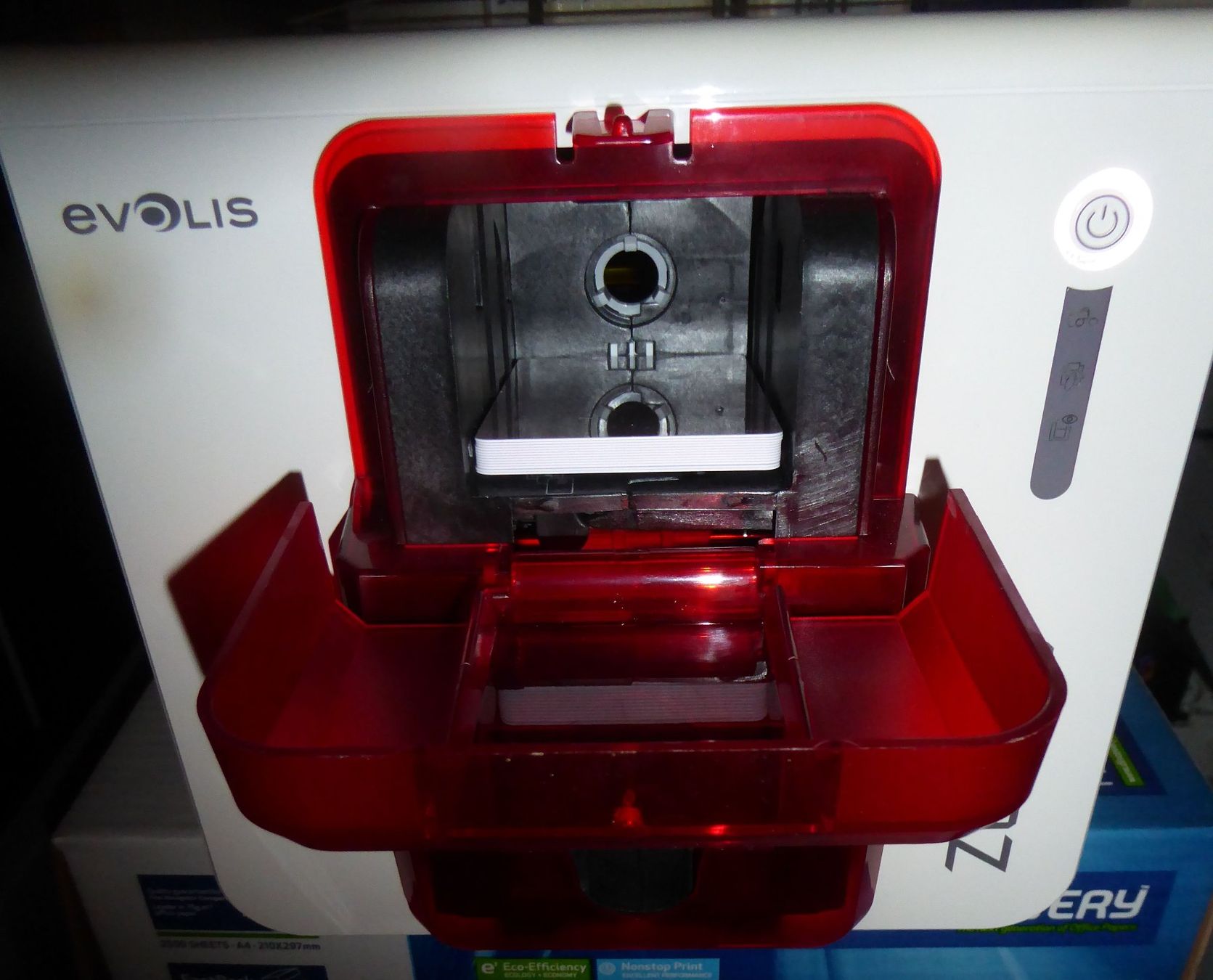 Evolis Stampanti: Evolis Zenius Classic Kartendrucker ZN1U0000RS – Usato da Männedorf venduto da livesteam 2