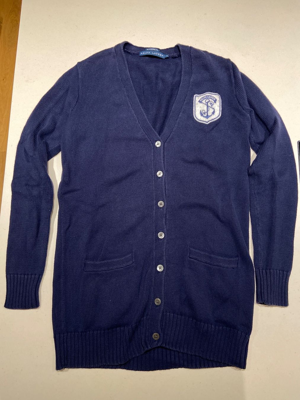 Ralph Lauren Jacken: Ralph Lauren Cardigan blau S – Gebraucht aus Felsberg von Riggel