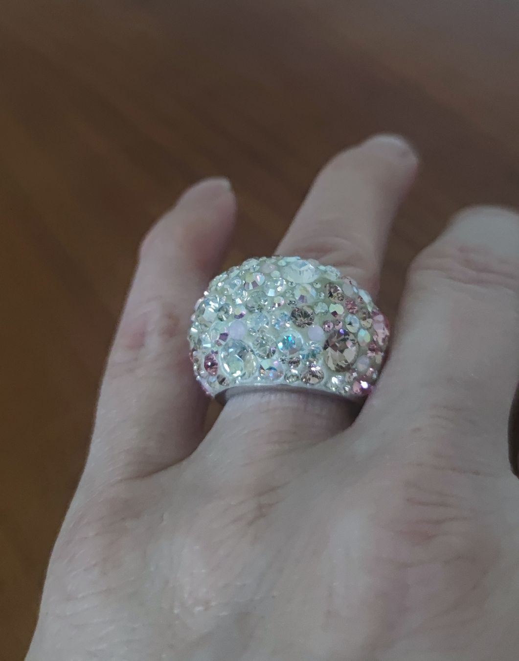 Swarovski Anelli: Swarovski Ring, Kuppelring, rosé – Usato da Winterthur venduto da leovale