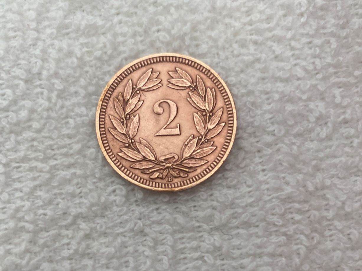 Tutti le monete: 2 centimes/Rappen 1897 – Usato da Nyon venduto da Ilmi09 1