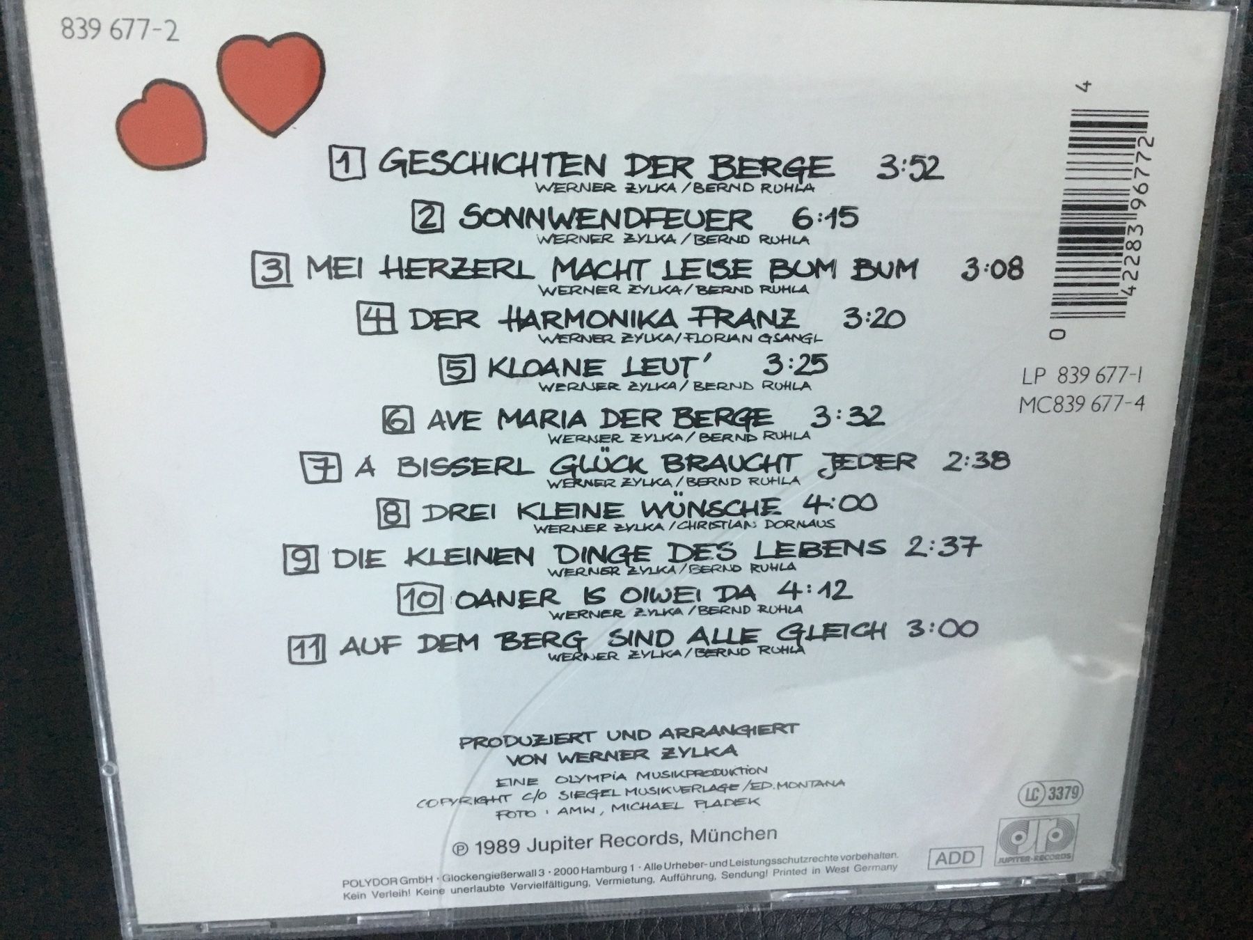 CD: Herzblatt - Gschichte der Berge - CD  Schlager! – Usato da Thierachern venduto da sweden08 1