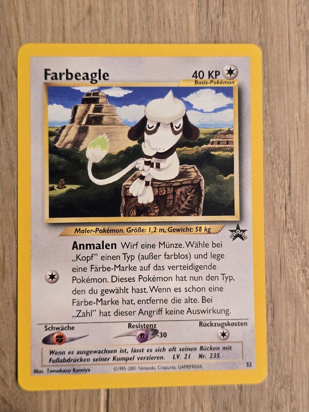 Pokémon Sammelbilder & Trading cards: Pokémon Farbeagle WP32 Promo – Neu (gemäss Beschreibung) aus Thun von Miginemo