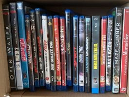 21 Topp-Filme, BluRay & DVD, diverse Genre in gutem Zustand