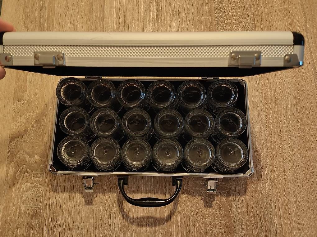 Bicchieri: 18 schöne Shotgläser in Koffer – Usato da Zürich venduto da Carlostar001