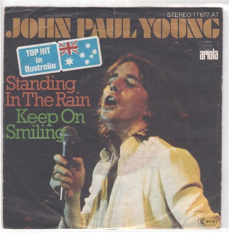 Schallplatten: John Paul Young  --  Standing in the rain  Single7 – Gebraucht aus Rheinau von asteng