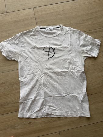 T-Shirt Stone Island weiss Grösse XL gebraucht