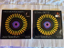 2x Schallplatten- Jass-  Wes Montgomery & Stan Getz