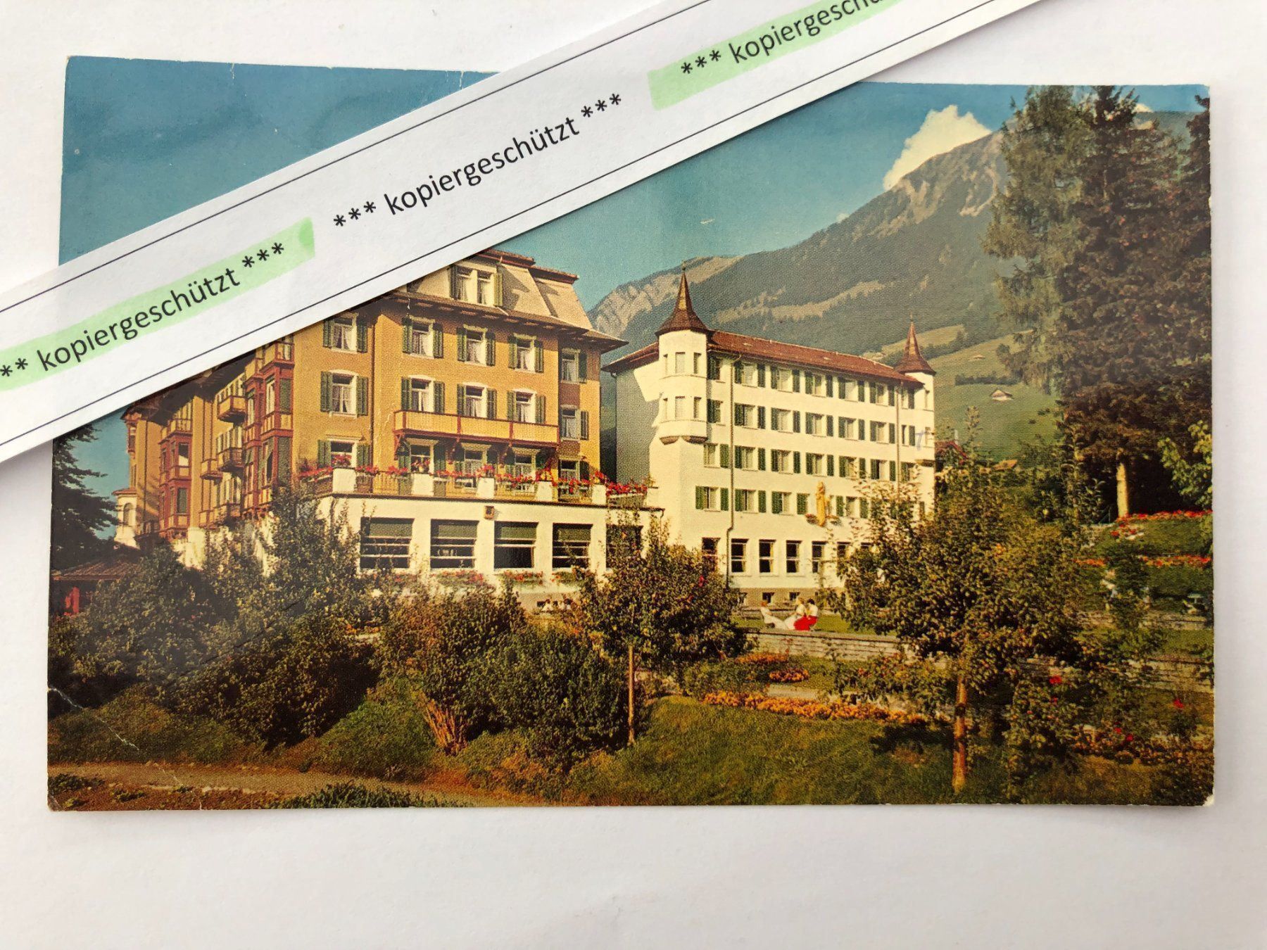 Cartoline postali: Haus St. Josef Lungern alt – Usato da Hefenhofen venduto da Bierinder