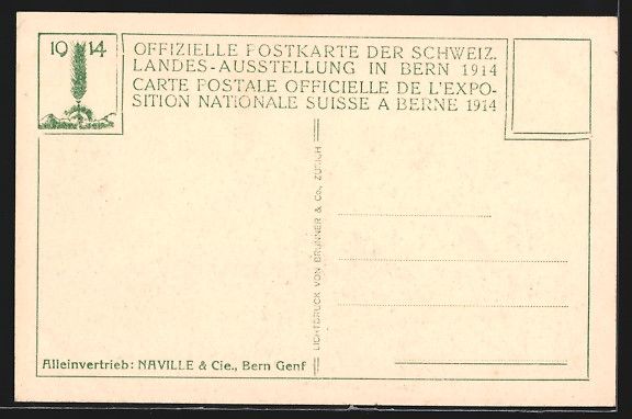 Cartoline postali: Bern, Schweizerische Landesausstellung 1 – Usato da Berlin venduto da bartko-reher 1