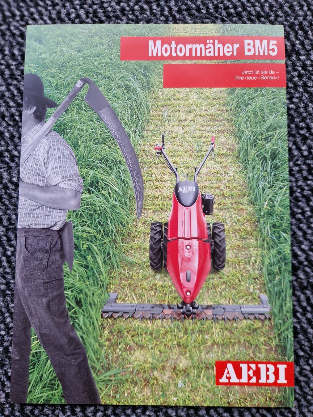 Aebi Trattori: Original Prospekt Aebi Motormäher BM5 – Usato da Dürnten venduto da Bachtel84