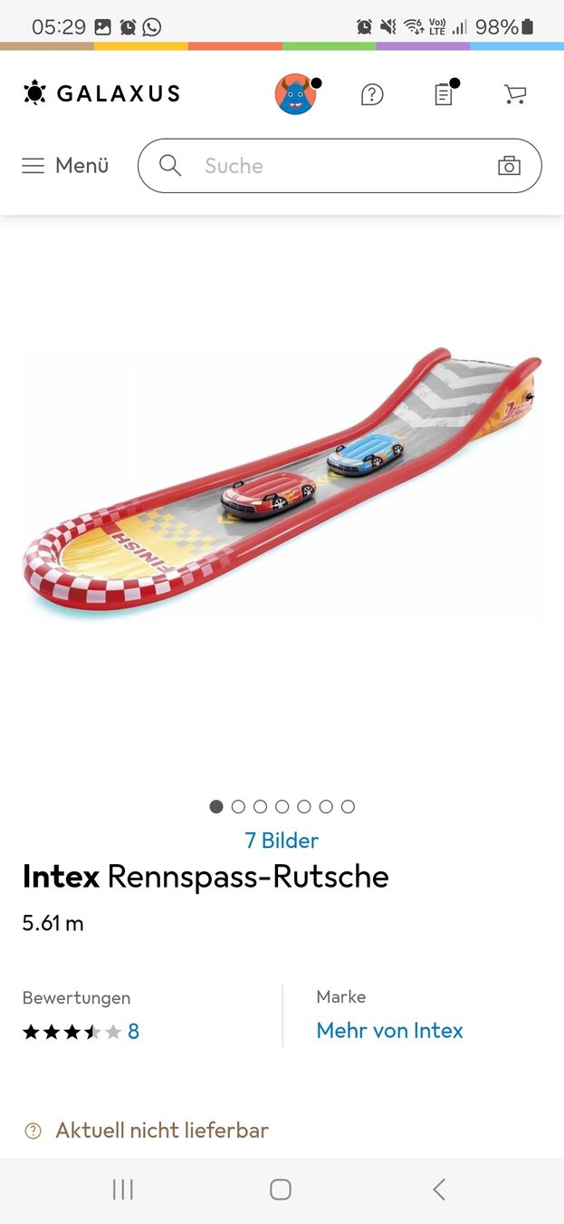 Toboggan: Wasserrutsche – Neuf (Voir description) à Grüt (Gossau ZH) par Nella28