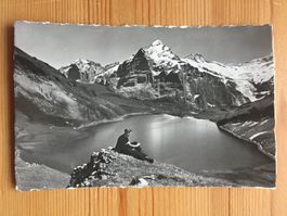 Bachalpsee mit Wellhorn - AK 1953