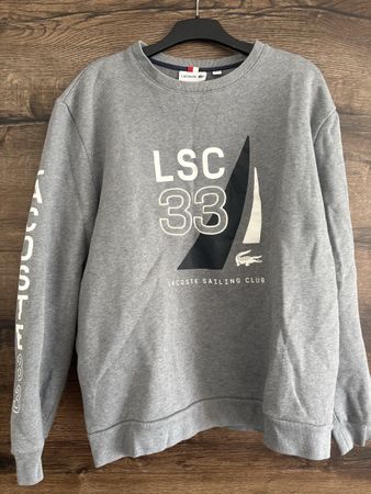 Pull Lacoste Gris taille 8 / 3XL