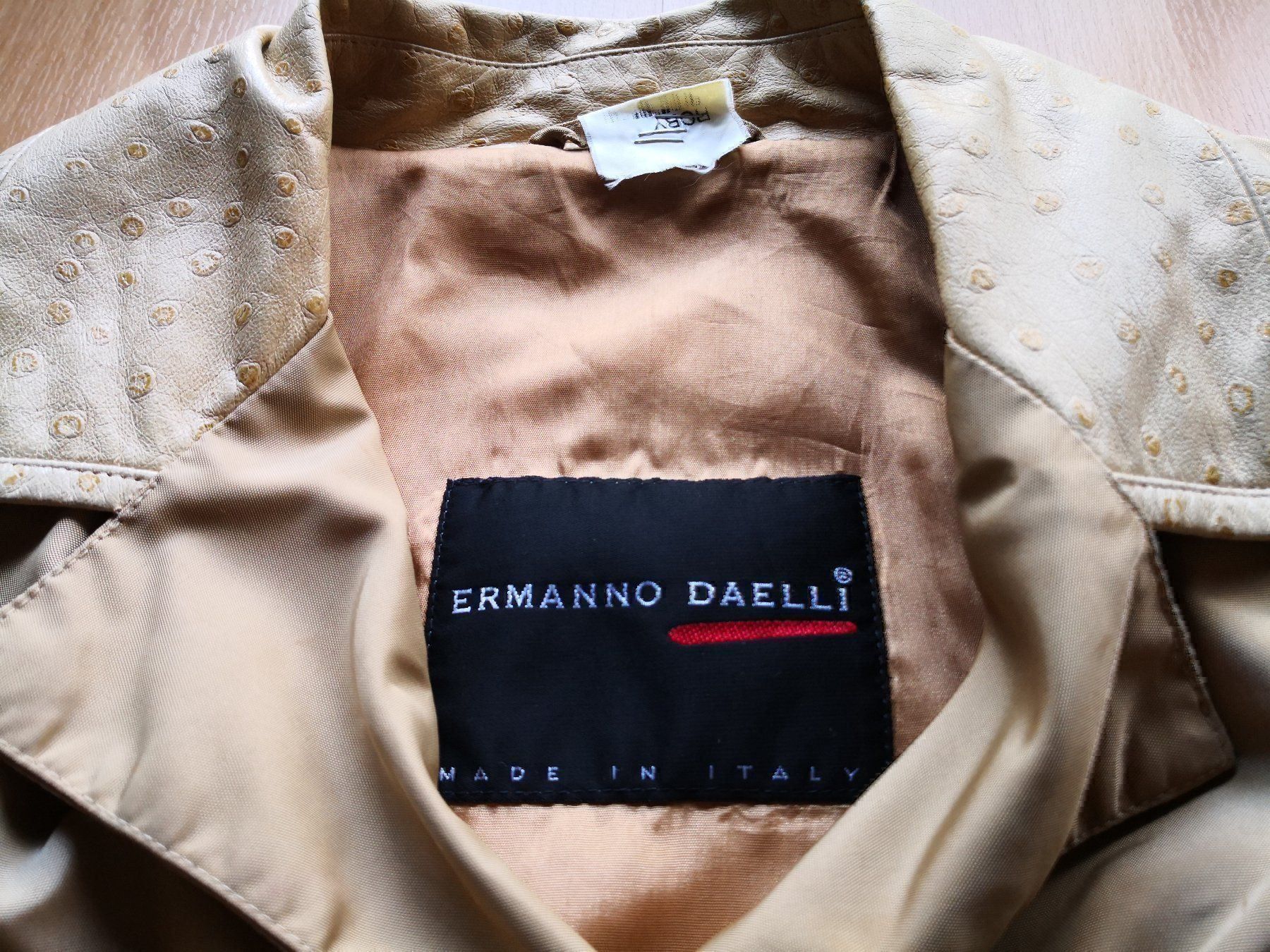 Giacche: ERMANNO DAELLI - Ostrich leather jacket – Usato da Gentilino venduto da berrama 2