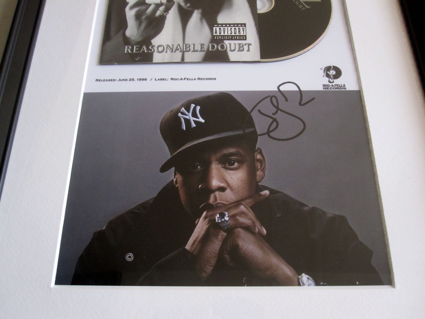 CDs: Jay-Z CD Framed Autogramm Hip Hop Rap – Neuf (Voir description) à St. Niklausen LU par Stefan_Bammert_Art 1