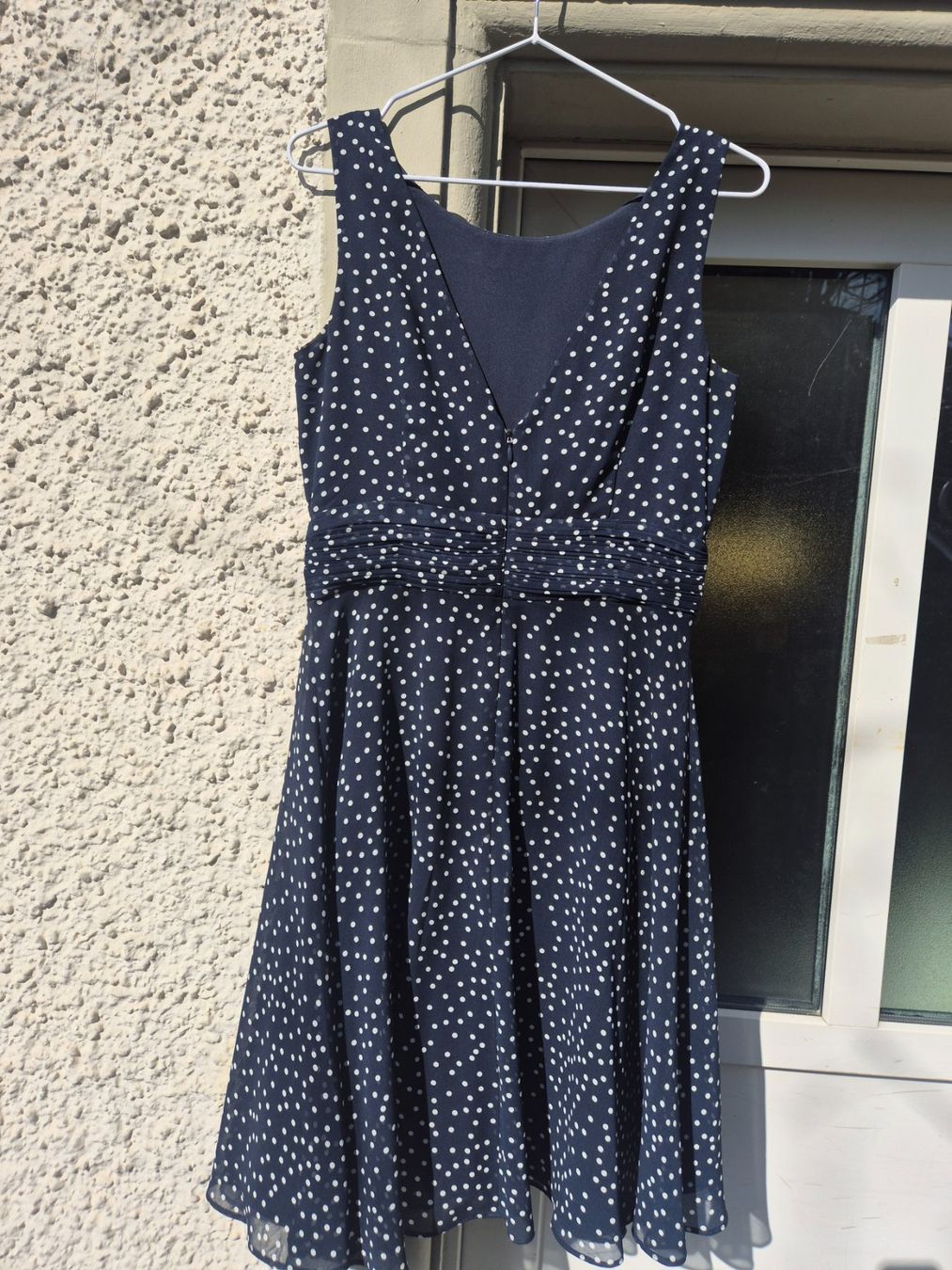 Esprit Vestiti: Esprit Kleid, Gr. 34, blau gepunktet – Usato da Oberrohrdorf venduto da ma-vie 1