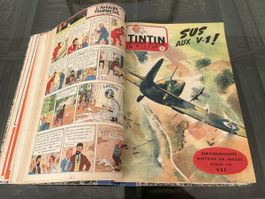 Journal Tintin de 1955, du Nr 1 a 51 edition Belge