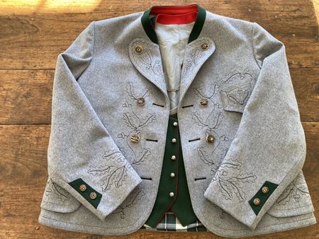 Original Trachten Jacke/Weste Set - Grösse 54 Top!