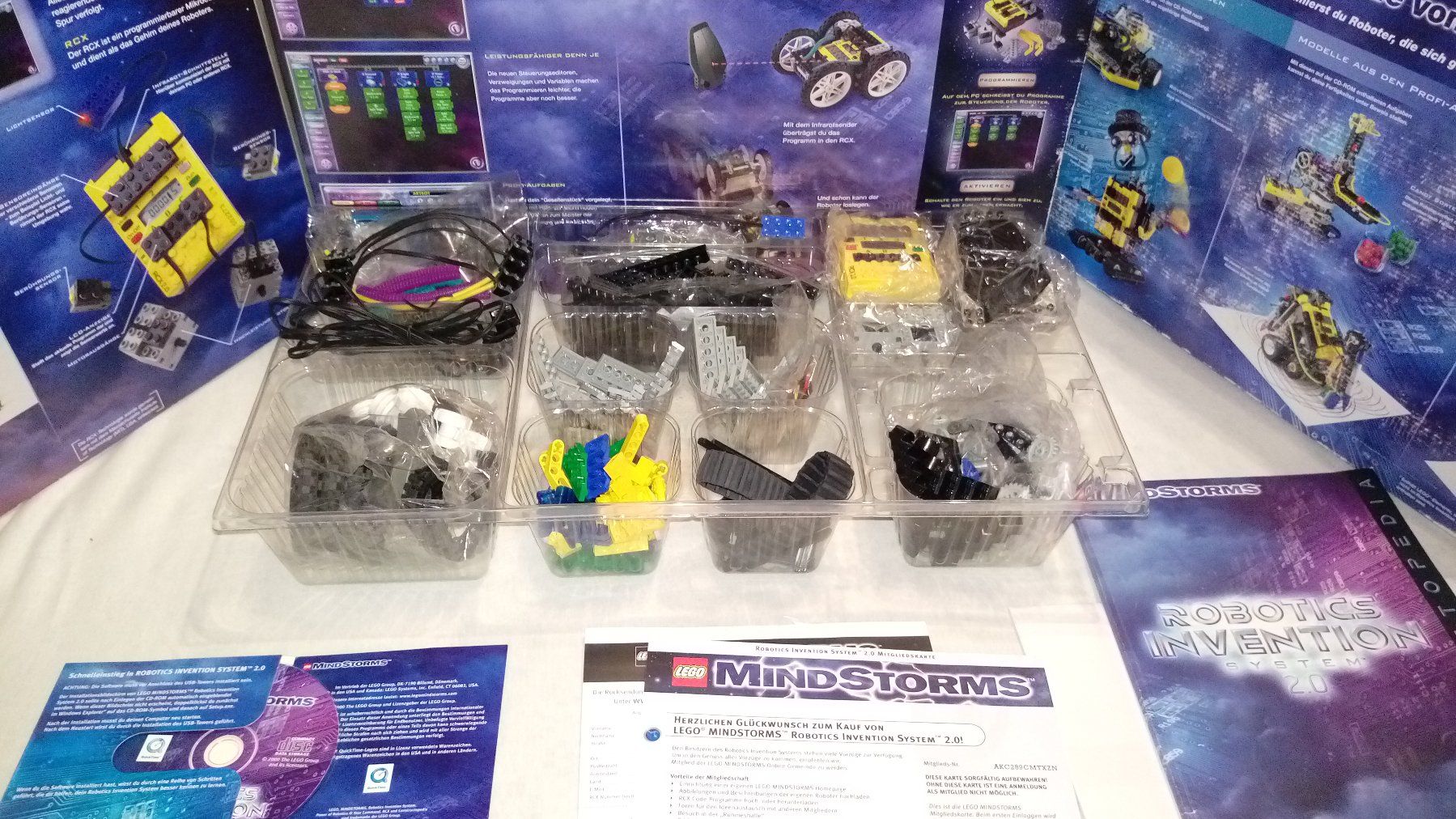 Lego Kit di costruzioni: LEGO MINDSTORMS 3804 ROBOTICS INVENTION SYSTEM 2.0 Sensor-PC – Usato da Inwil venduto da Schiltwald 2